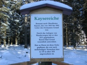 Stempelstelle "Harzer Wandernadel" - Kaisereiche
